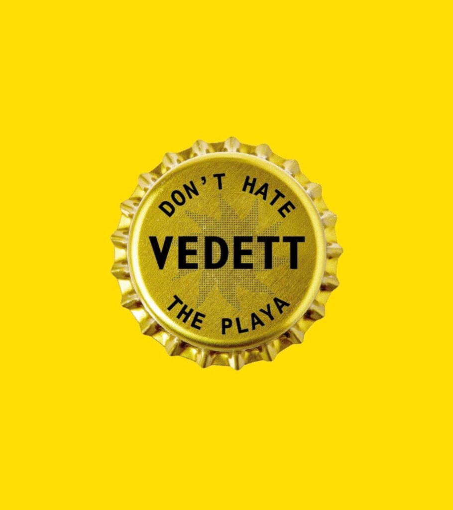 Vedett Playa crown cap