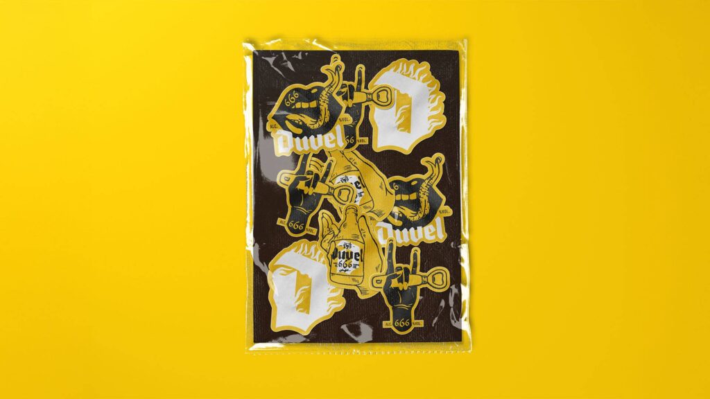 Duvel 666 sticker pack